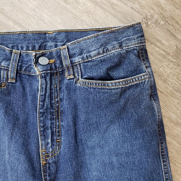 Vintage Calvin Klein High Rise Wide Leg Mom Jeans Sz 5 - Picture 4 of 9